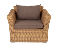 Кресло плетеное для уличных кафе и ресторанов